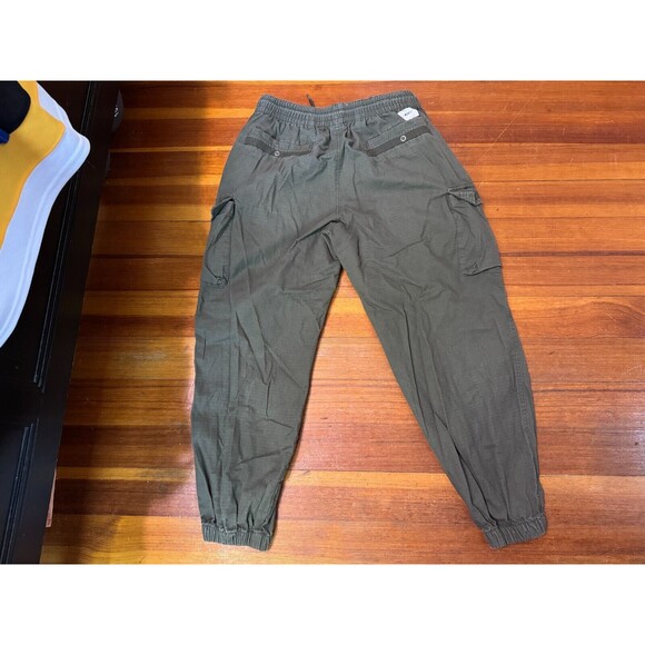 WTAPS Ripstop Jogger Tech Pants Olive Green Size Men's 02 Cargo Pockets - Picture 5 of 13